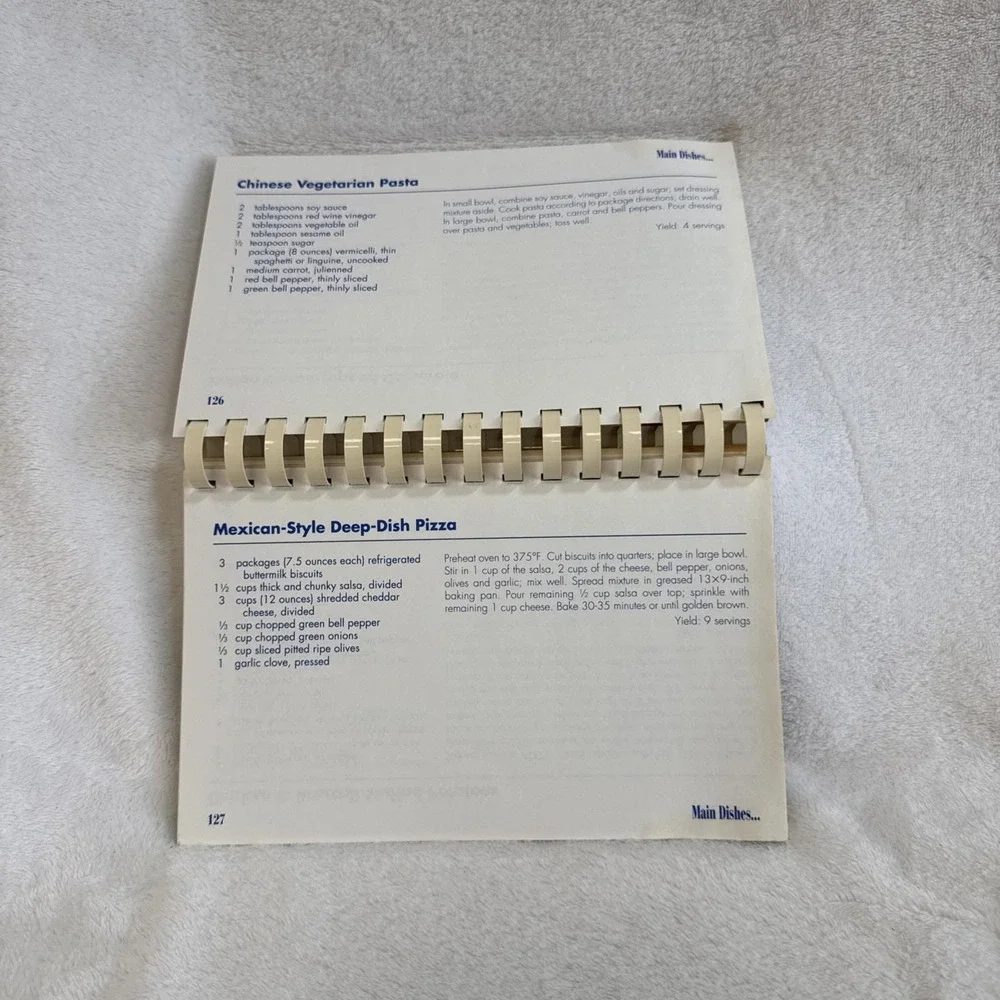 Vintage Pampered Chef Recipes From The Heart 90s 1997 Cookbook‎ Spiral